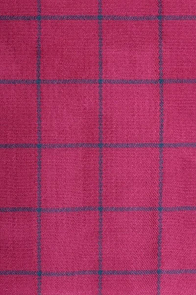 Шарф крупная клетка вишневый для повседневной носки TrendCorner 9-16-23-199 1703 - фото 2