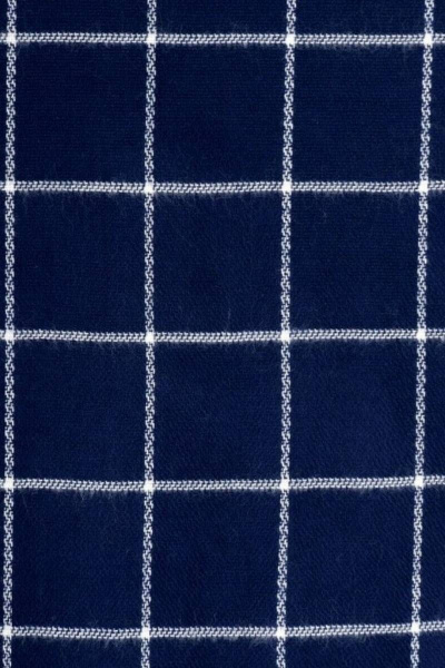 Зимний шарф крупная клетка синий TrendCorner 9-16-23-199 67 - фото 2