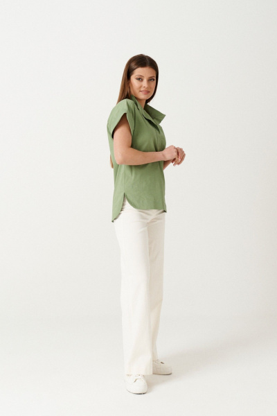 Блуза Ketty К-14940 зеленый - фото 5