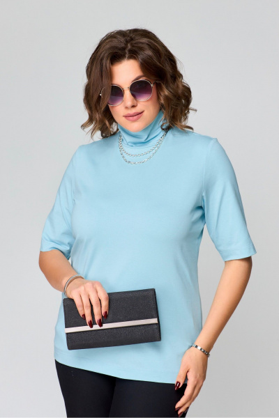 Джемпер Bliss 9062 голубой - фото 5