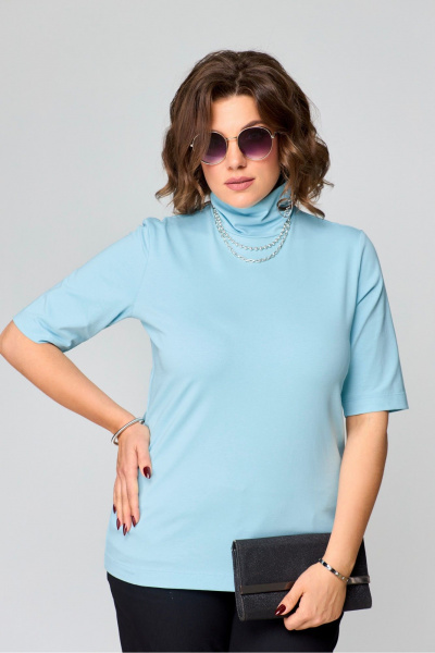 Джемпер Bliss 9062 голубой - фото 4