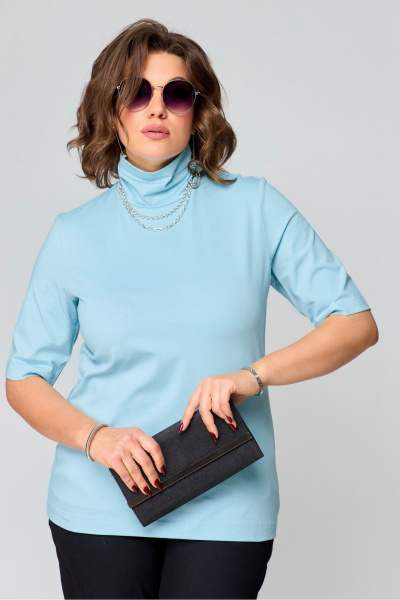 Джемпер Bliss 9062 голубой - фото 3