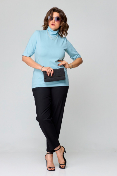 Джемпер Bliss 9062 голубой - фото 2