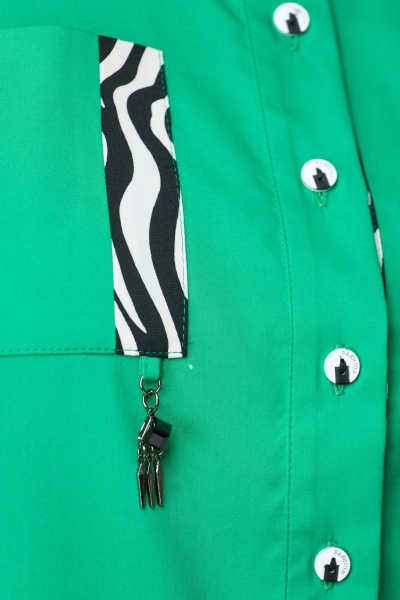 Платье EVA GRANT 7200 изумруд - фото 11