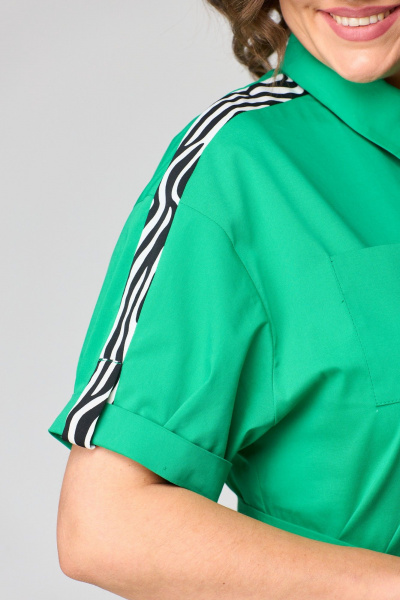 Платье EVA GRANT 7200 изумруд - фото 10