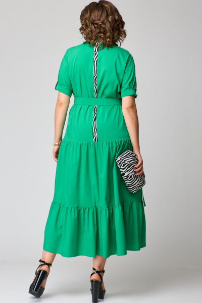 Платье EVA GRANT 7200 изумруд - фото 8