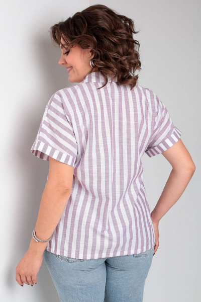 Блуза Таир-Гранд 62434 баклажан - фото 2