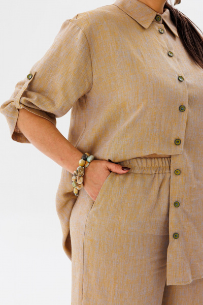 Брюки, рубашка Anelli 1477 бисквит - фото 8