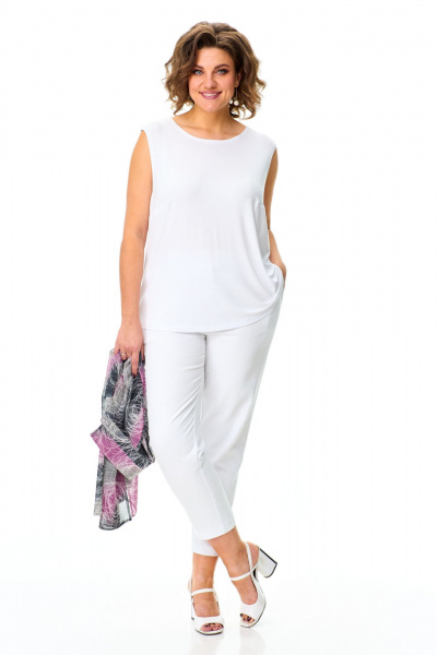 Блуза, майка Abbi 5026 сиреневый - фото 10