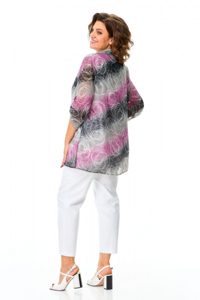 Блуза, майка Abbi 5026 сиреневый - фото 8