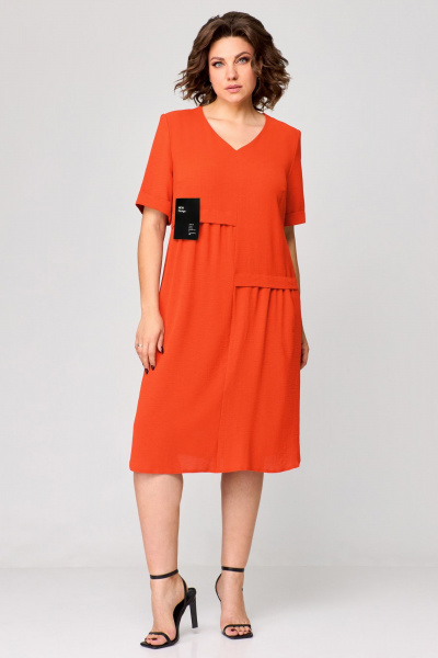 Платье Мишель стиль 1194 лосось - фото 1