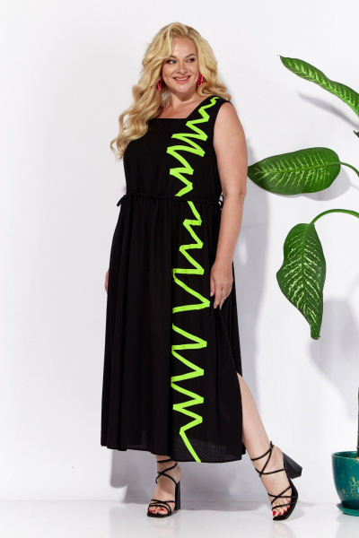 Платье Anastasia 1124 черный - фото 9