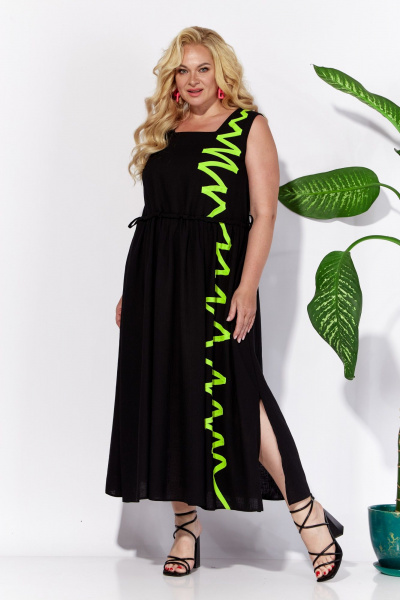 Платье Anastasia 1124 черный - фото 8