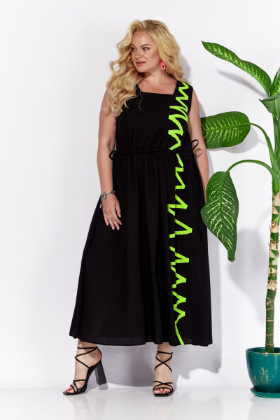 Платье Anastasia 1124 черный - фото 5