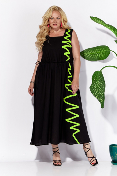 Платье Anastasia 1124 черный - фото 4