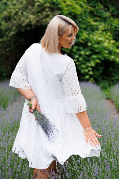 Платье Anastasia 1125 белый - фото 13