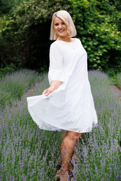 Платье Anastasia 1125 белый - фото 9