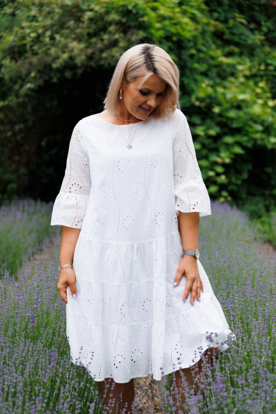 Платье Anastasia 1125 белый - фото 2