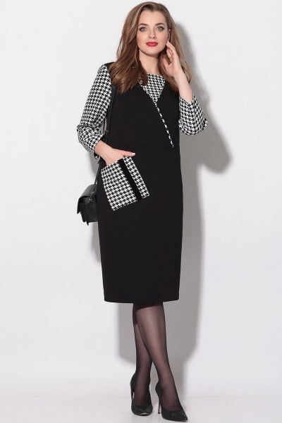 Платье LeNata 11141 лапка - фото 1