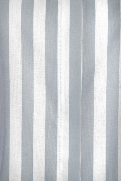 Серая полосатая оверсайз рубашка из хлопка TANYA NOVACHUK 6.002/GR - фото 7