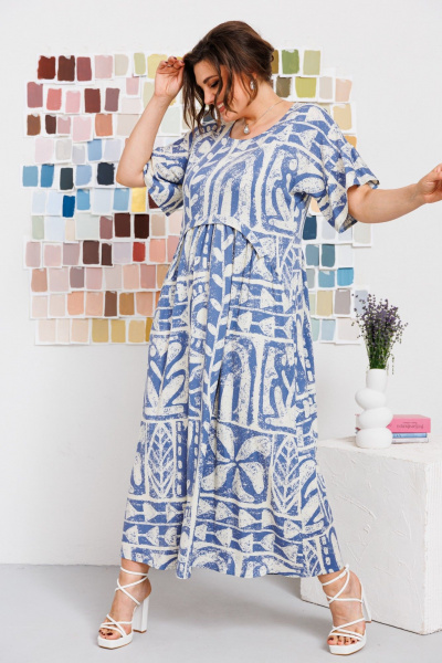 Платье Danaida 2227 деним - фото 8