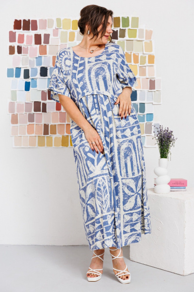 Платье Danaida 2227 деним - фото 7