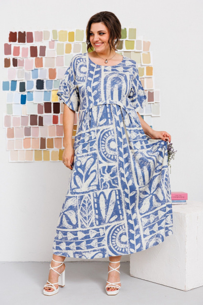 Платье Danaida 2227 деним - фото 2