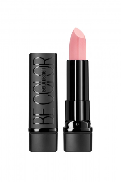 Глянцевая помада в нежном розовом оттенке Belor Design BE COLOR тон 101 нежный персик - фото 2