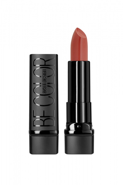 Помада коричневого цвета с насыщенным и глянцевым эффектом Belor Design BE COLOR тон 116 мускатный орех - фото 1