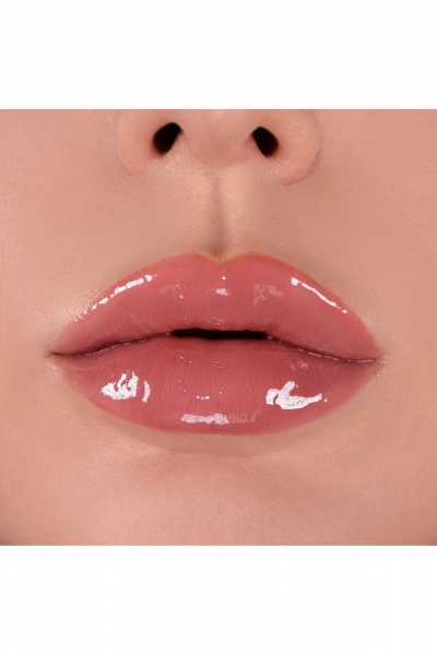 Блеск розовый с эффектом влажных губ, комфортная текстура Belor Design PARTY тон 4 натуральный - фото 2
