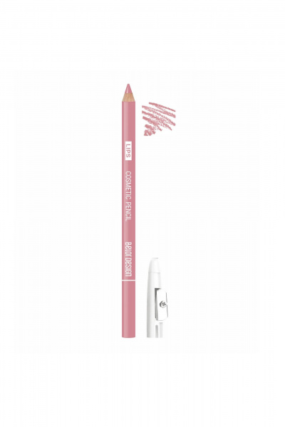 Контурный карандаш бежевый и розовый для губ Belor Design Lips cosmetic pencil тон 40 нюд - фото 1