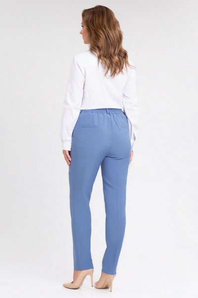 Брюки и жилет из костюмного материала — деловой стиль IVARI 20403/1 голубой - фото 6