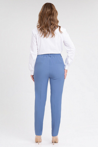Брюки и жилет из костюмного материала — деловой стиль IVARI 20403/1 голубой - фото 5