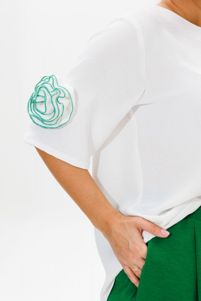 Блуза, брюки Mubliz 181 зеленый - фото 13