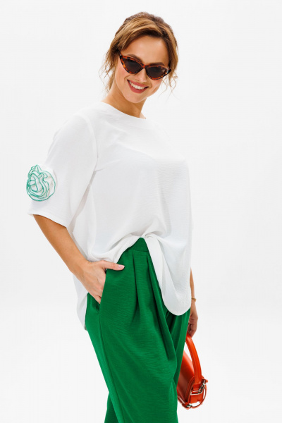 Блуза, брюки Mubliz 181 зеленый - фото 12