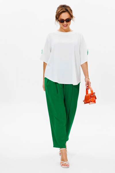 Блуза, брюки Mubliz 181 зеленый - фото 9
