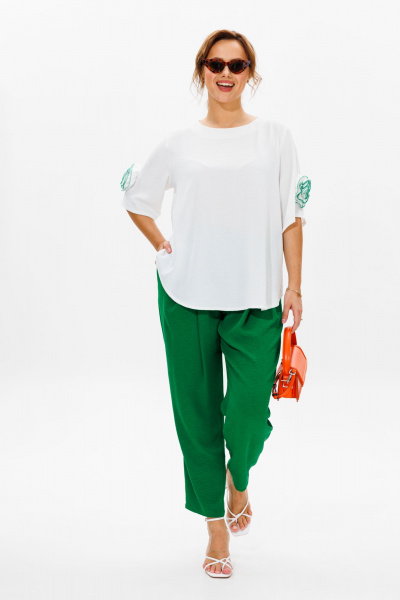 Блуза, брюки Mubliz 181 зеленый - фото 7