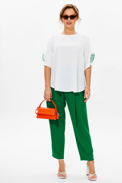 Блуза, брюки Mubliz 181 зеленый - фото 6