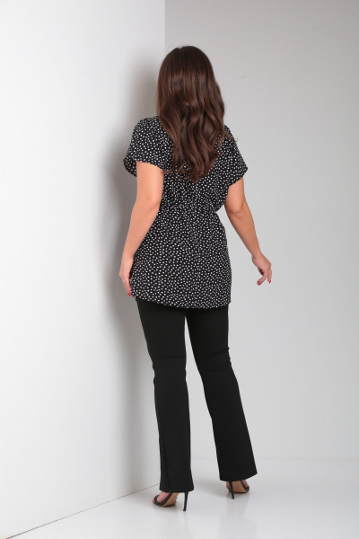 Летняя свободная туника с воротником стойкой Modema м.553 - фото 9