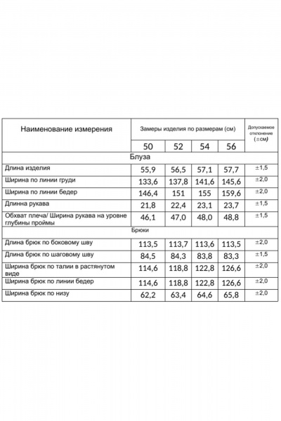 Блуза и брюки из текстиля с авторским кроем для стильных образов Gold Style 2623 салатовый - фото 13