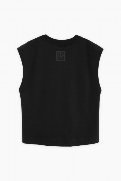 Жилет на каждый день из трикотажа Bell Bimbo 240237 черный - фото 2