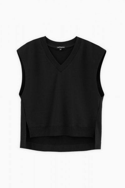 Жилет на каждый день из трикотажа Bell Bimbo 240237 черный - фото 1