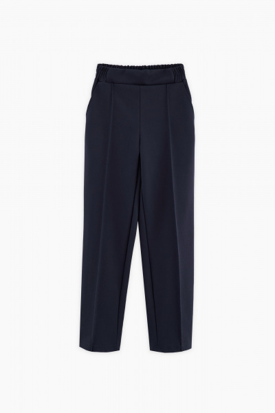 Брюки деловые из трикотажа на каждый день Bell Bimbo 240245 т.синий - фото 2