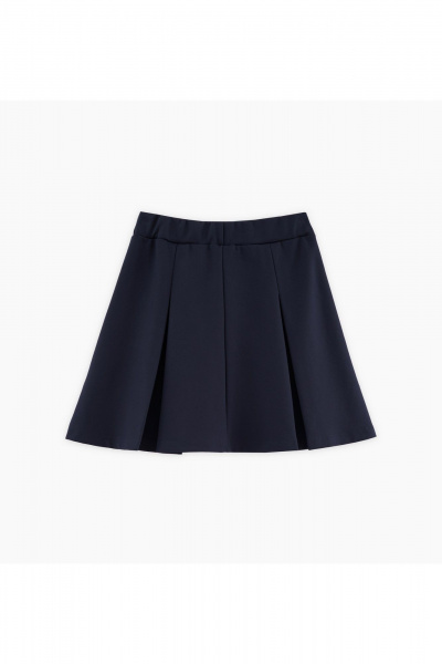 Юбка трикотажная деловая синий низкая длина Bell Bimbo 240248 т.синий - фото 2