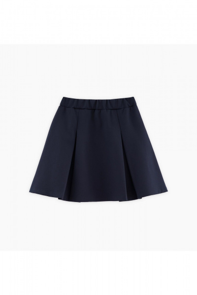 Юбка трикотажная деловая синий низкая длина Bell Bimbo 240248 т.синий - фото 1