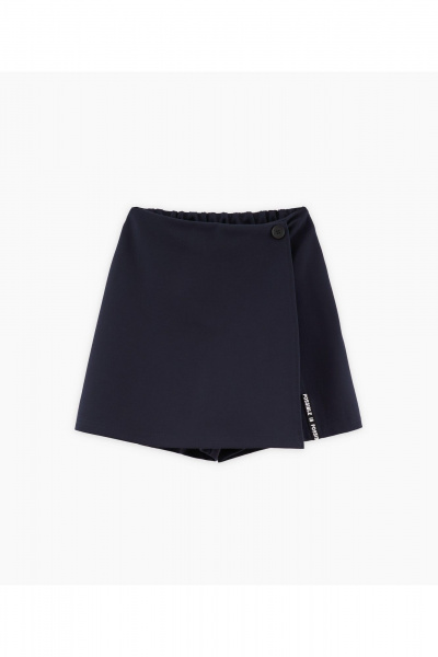 Шорты трикотажные деловые синие короткая длина Bell Bimbo 240250 т.синий - фото 1