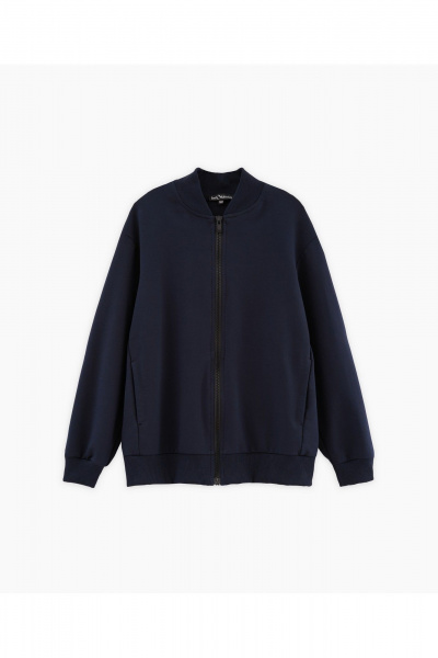 Жакет деловой синий из трикотажа Bell Bimbo 240256 т.синий - фото 1