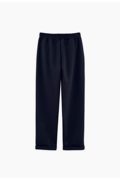 Брюки деловые синие из трикотажа Bell Bimbo 240263 т.синий - фото 2