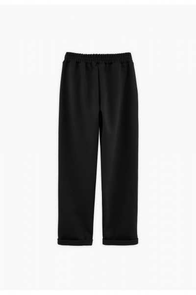 Брюки деловые черные из трикотажа Bell Bimbo 240263 черный - фото 2