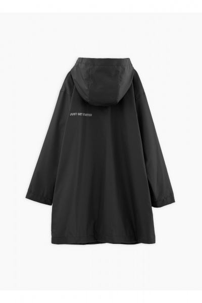 Куртка черная плащёвая на каждый день круглая годичная Bell Bimbo 241171 черный - фото 2